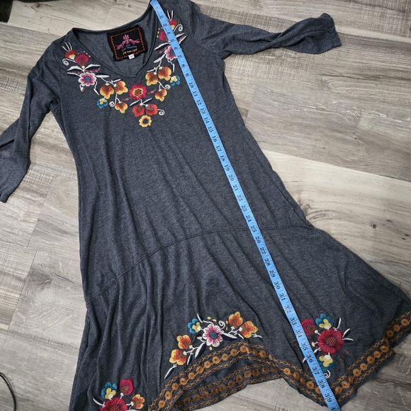Johnny Was Embroidered Floral Dress - Picture 8 of 11